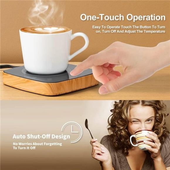 Coffee Mug Warmer Waterproof Smart Cup Warmer with 3 Temperature Setting - Picture 4 of 6